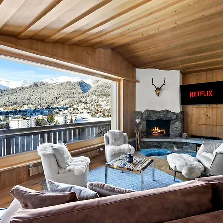 A&y Zum Goldenen Hirsch - View Kamin دافوس